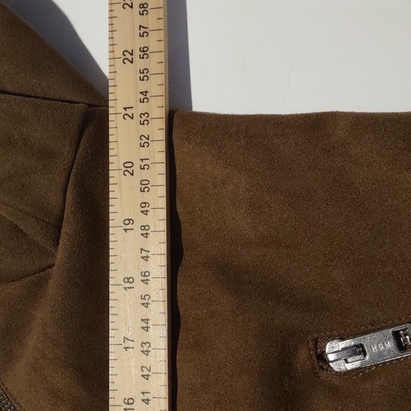 H&M Faux Suede Moto Style Jacket with Zipper details - Picture 11 of 14